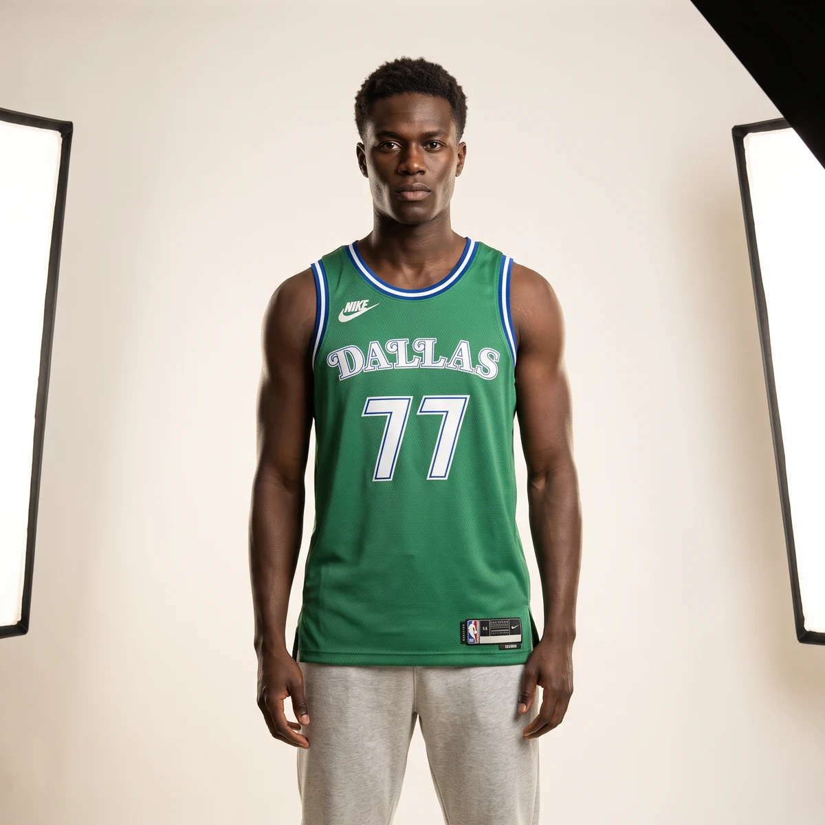 Dallas Mavericks Luka Dončić Green NBA Jersey