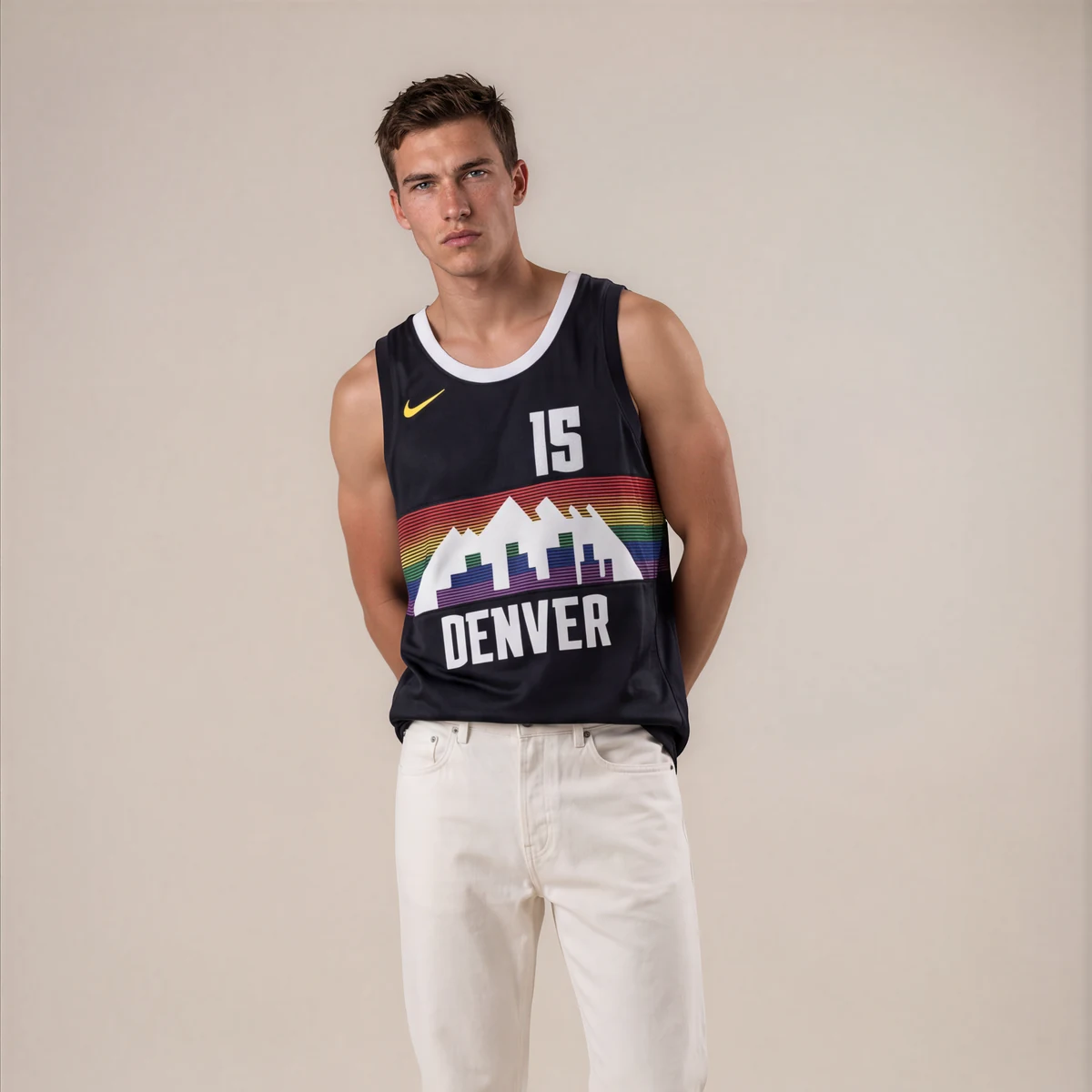 גופיית NBA ניקולה יוקיץ׳ דנוור נאגטס City Edition