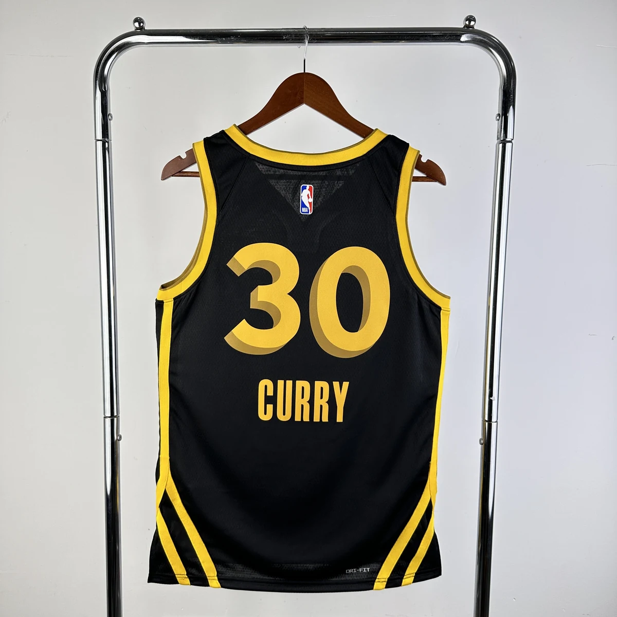 قميص NBA ستيفن كاري غولدن ستيت ووريورز City Edition أسود