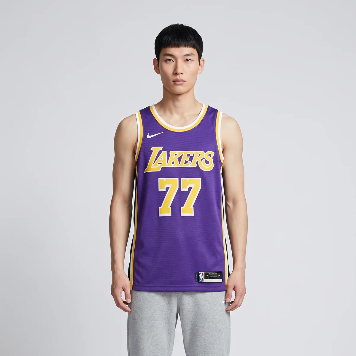 גופיית NBA לוקה דונצ׳יץ׳ לוס אנג׳לס לייקרס סגולה