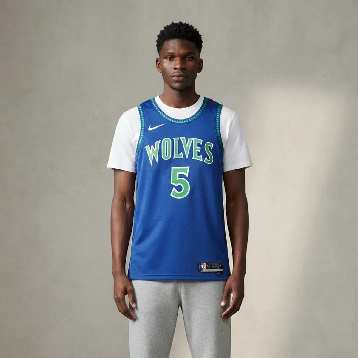قميص NBA أنتوني إدواردز مينيسوتا تمبروولفز Icon Edition